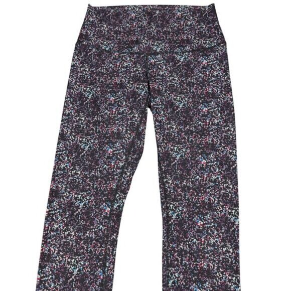 LULULEMON Wunder Under Pant Roll Down Sz 10 Rocky Road Gusto Blue Bumble Berry - Picture 5 of 10